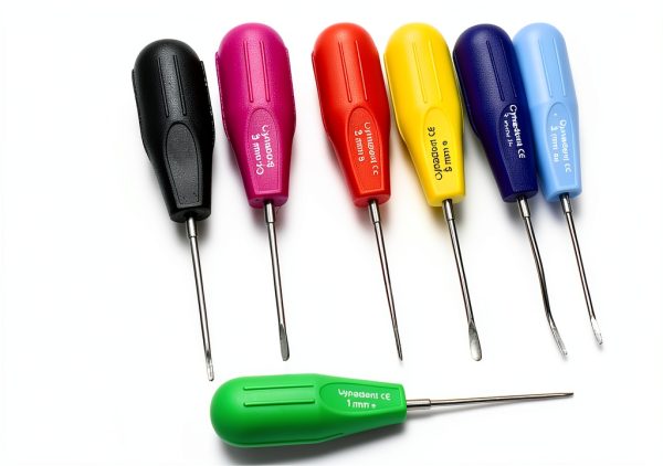 Premium German Grade Dental Elevator Surgical Root Instruments Luxating Elevator Tooth Extraction Tools 8 Pcs Straight Curved and Angled CYNAMED Set of 8 EA-0