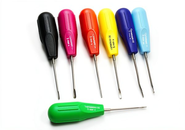 Premium German Grade Dental Elevator Surgical Root Instruments Luxating Elevator Tooth Extraction Tools 8 Pcs Straight Curved and Angled CYNAMED Set of 8 EA-6