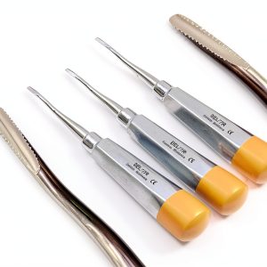 German Premium Root Dental Elevator 3 Pack Model 77R Serrated Design-0