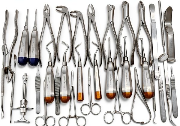 German Dental Extraction Elevators 74 PCS Stainless Steel Forceps WSI-1
