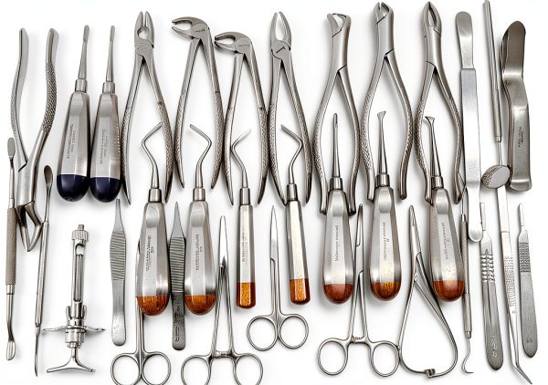 German Dental Extraction Elevators 74 PCS Stainless Steel Forceps WSI-0