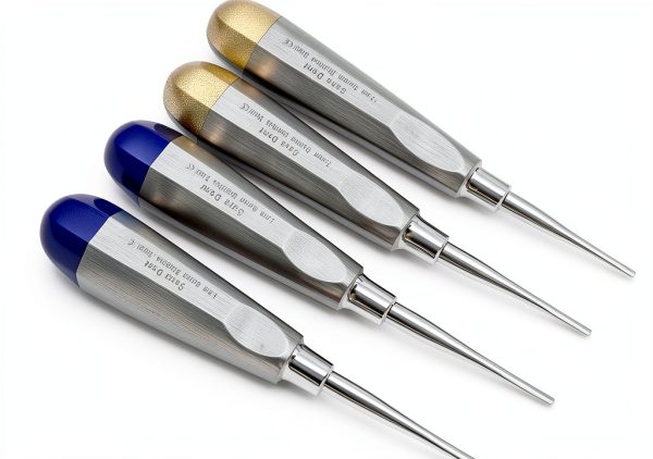 Dental Luxating Elevator MMD Set of 4 Straight 1.3-4 mm German-3