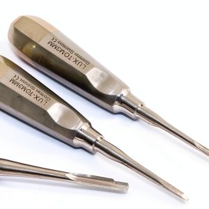 German Dental Proximator Elevator 3mm Gold Handle Lot of 2 by CYNAMED-0