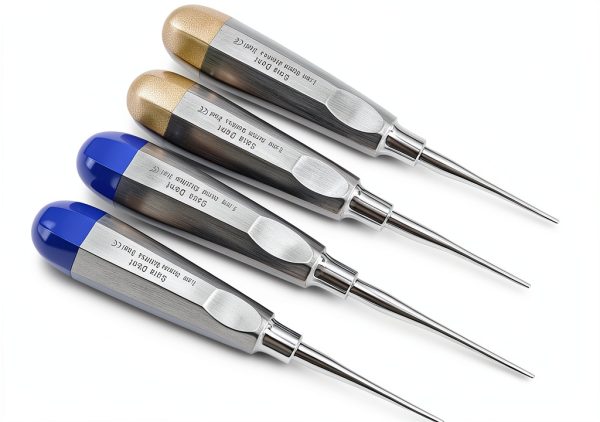 Dental Luxating Elevator MMD Set of 4 Straight 1.3-4 mm German-4