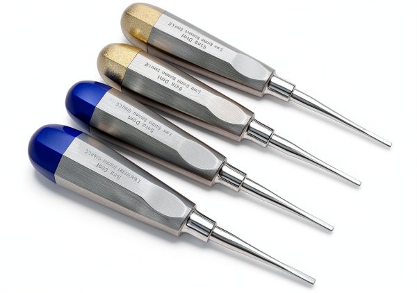 Dental Luxating Elevator MMD Set of 4 Straight 1.3-4 mm German-5