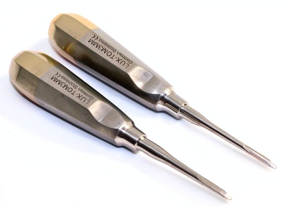 German Dental Proximator Elevator 3mm Gold Handle Lot of 2 by CYNAMED-1