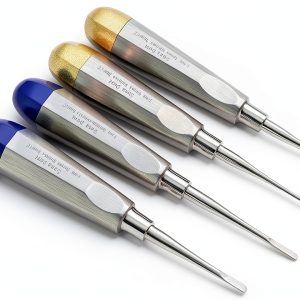 Dental Luxating Elevator MMD Set of 4 Straight 1.3-4 mm German-0