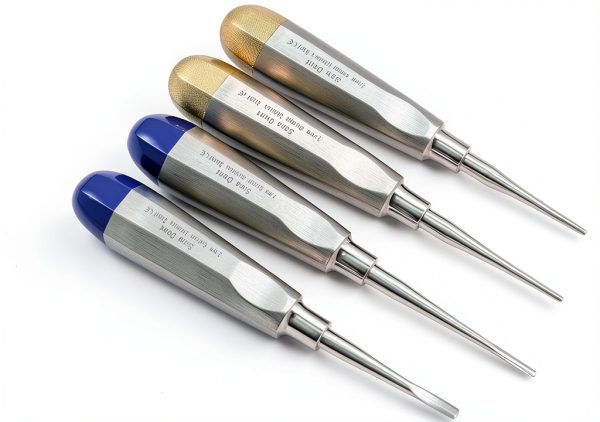 Dental Luxating Elevator MMD Set of 4 Straight 1.3-4 mm German-2