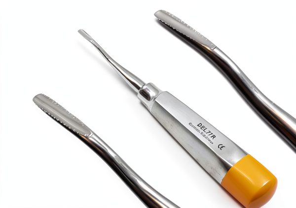German Premium Root Dental Elevator 3 Pack Model 77R Serrated Design-3